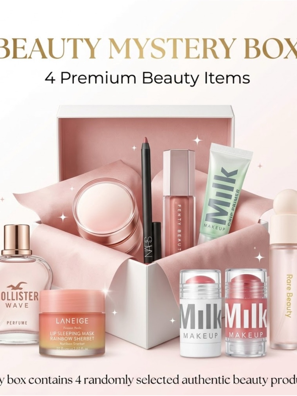 Beauty Mystery Box - Pink Assorted Women Makeup Set